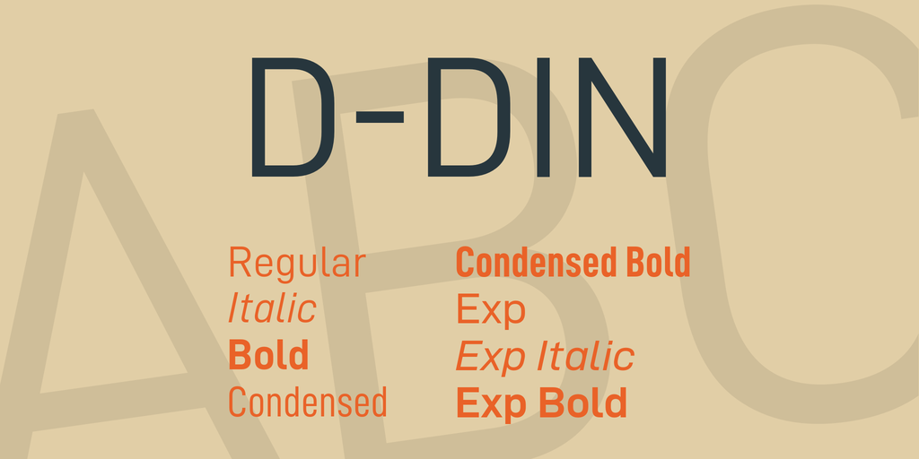 din font free download for mac